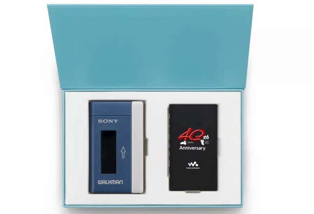 Image for article titled Sony Cashes In On Nostalgia With 40th-Anniversary Walkman (Now Cassette-Free!)