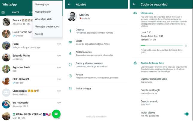 Imagen para el artículo titulado Cómo hacer una copia de WhatsApp entre iPhone y Android sin morir en el intento