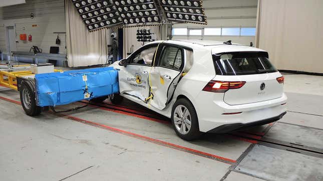 Crash Test Finds 2020 Volkswagen Golf Surprisingly Good At Busting Back Doors Open In A Crash