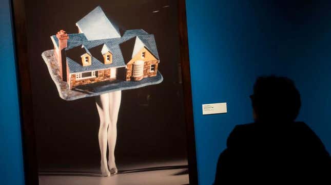 “Walking House” by Laurie Simmons at an earlier exhibition at the National Museum of Women in the Arts