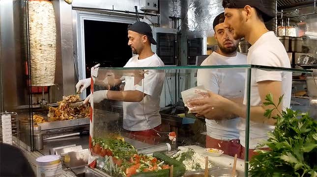 El Mustafa’s Gemuse Kebab, uno de los locales de kebab más típicos de Berlín.