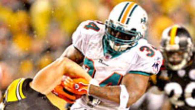 Image for article titled Ricky Williams Most Lucid Dolphin On Field