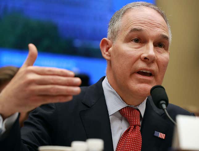 Image for article titled Scott Pruitt Accused Of Bribing FIFA Referee Within 10 Minutes Of U.S. World Cup Announcement