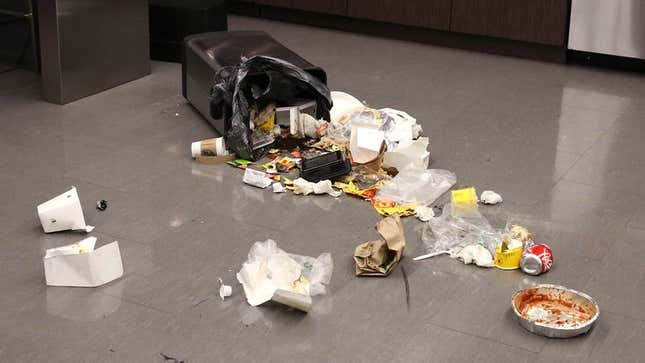 Image for article titled White House Staff Reminded To Place Lids Firmly On Trash Cans After Steve Bannon Gets Into Garbage Again