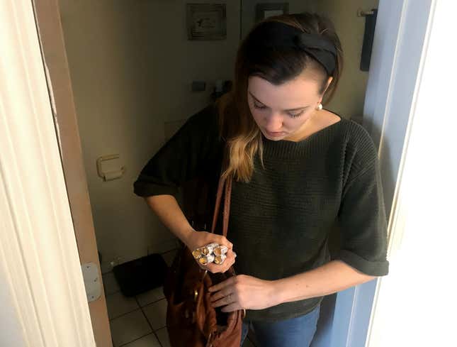 Image for article titled Woman Working From Home Instinctively Tries To Steal Tampons From Own Bathroom