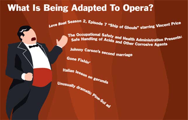 Image for article titled What Is Being Adapted To Opera?