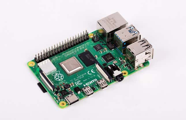 La Raspberry Pi 4.