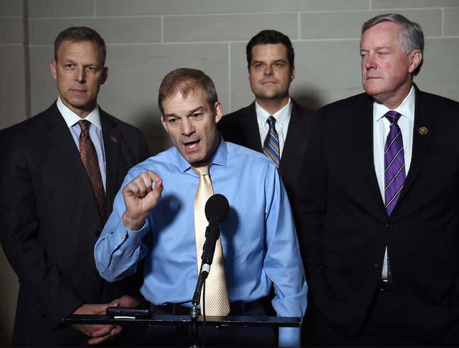 Image for article titled Republicans Demand Whistleblower Reveal Their Identity In A Wide Open Field Where There’s A Clear Shot