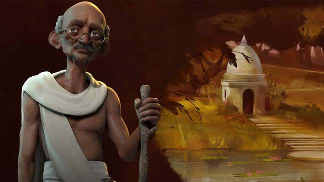 Image for article titled Yes, Gandhi’s ‘Civilization VI’ Outfit Is Sexy, But It Would Be Seriously Impractical On A Real Battlefield