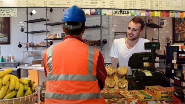 Image for article titled Shit, Guy In Front Of You Ordering For Entire Construction Crew