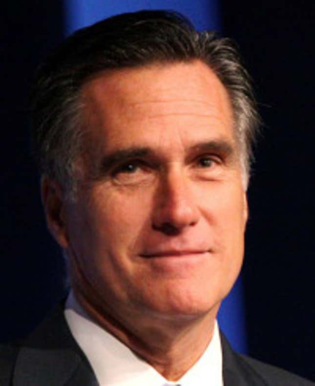 Mitt Romney
Republican Nominee For President Of The United States