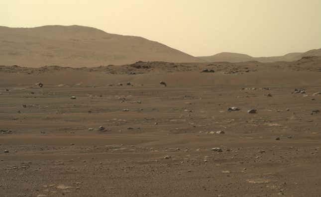 A Martian scene.