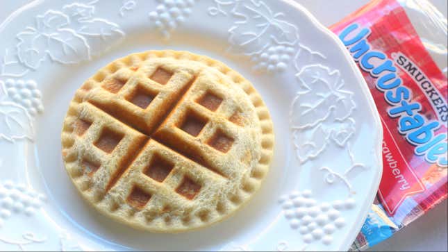 Image for article titled You Should Waffle an Uncrustable Sandwich