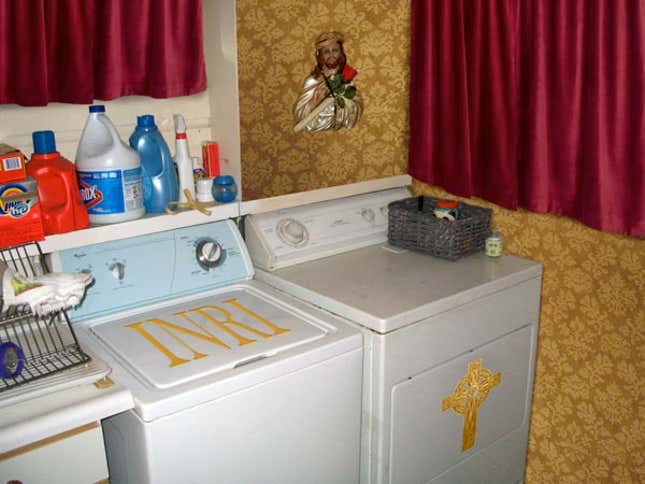 The papal laundry room where the shroud had been washed thousands of times without incident.