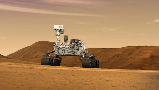 Image for article titled Highlights Of The Curiosity Rover’s First Year On Mars