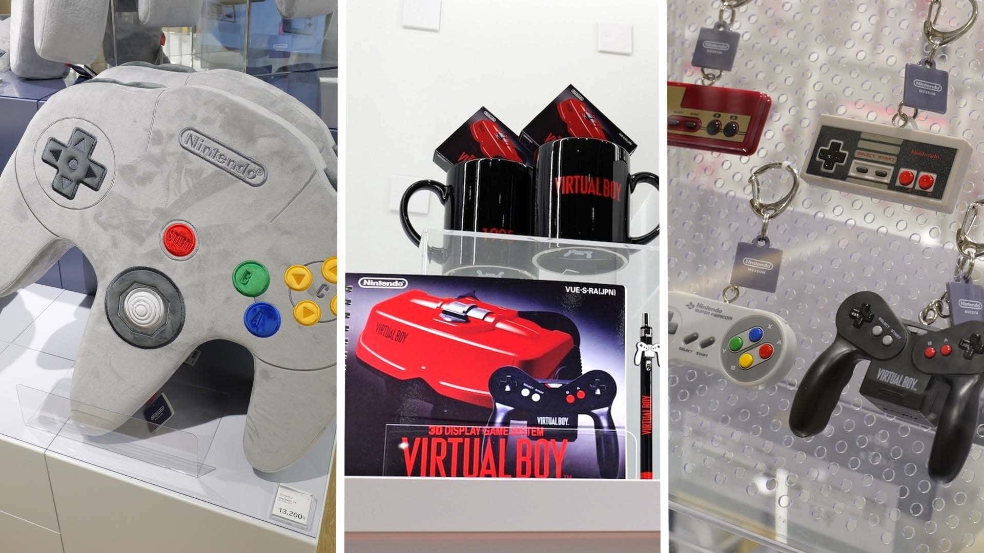 Image de l'article intitulé Le nouveau musée de Nintendo propose des produits dérivés impressionnants