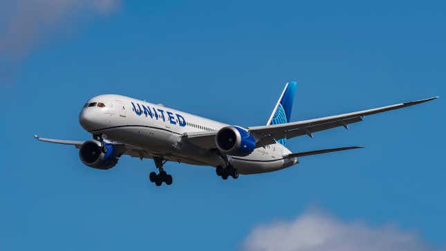 Un avion de United Airlines