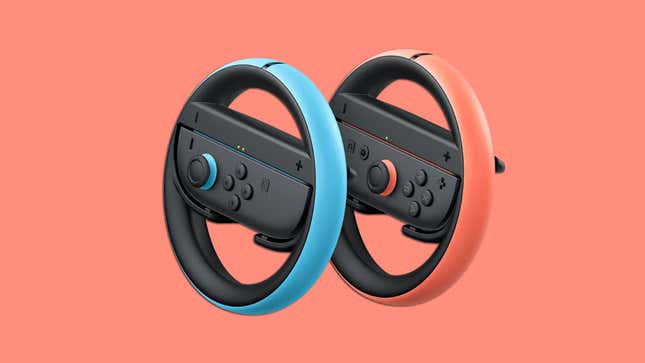 Nintendo Switch 2 wheels hold new Joy Con.