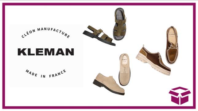 Kleman sells high-quality shoes from French shoemakers for every member of the family.
