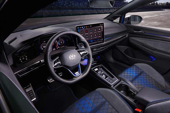 Interior of Volkswagen Golf R 2025
