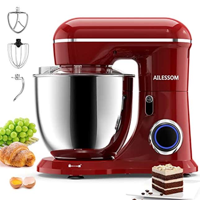 Image for article titled Transform Your Kitchen Experience with Ailessom Stand Mixer, 66% Off