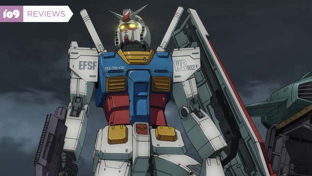 A giant Gundam robot stand alone