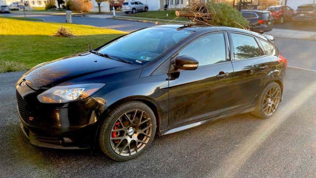 A black 2014 Focus ST