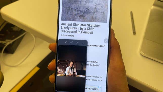 a photo of pop up view
