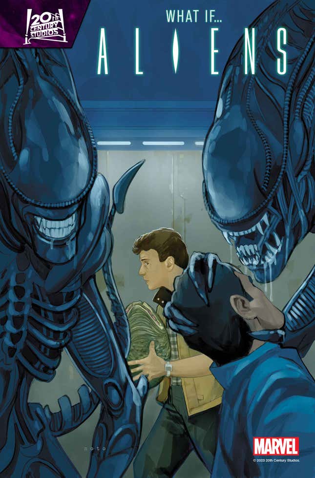 Aliens What If #2 cover by Phil Noto