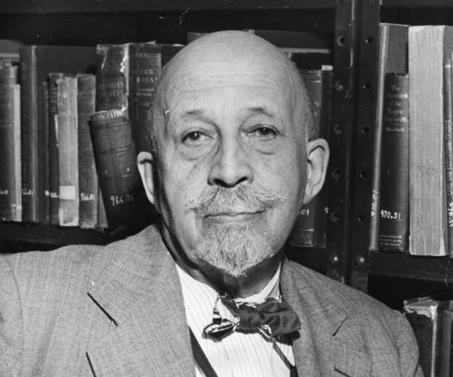 Dr. William Edward Burghardt Du Bois (1868–1963), 82-jähriger Anthropologe und Publizist, Mitbegründer der National Association for the Advancement of Coloured People (NAACP), der als Kandidat der American Labor Party für den Senat von New York nominiert wurde.