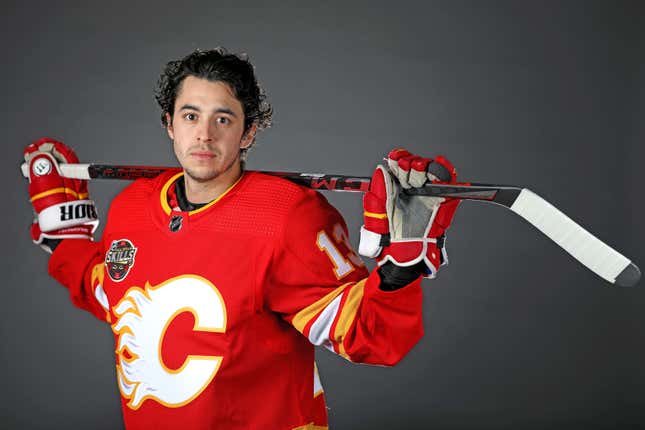 Why did Flames star Johnny Gaudreau choose the Columbus Blue