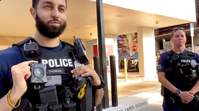 Image for article titled West Palm Beach Officer Keeps His Composure During a Crazy Racist Tangent