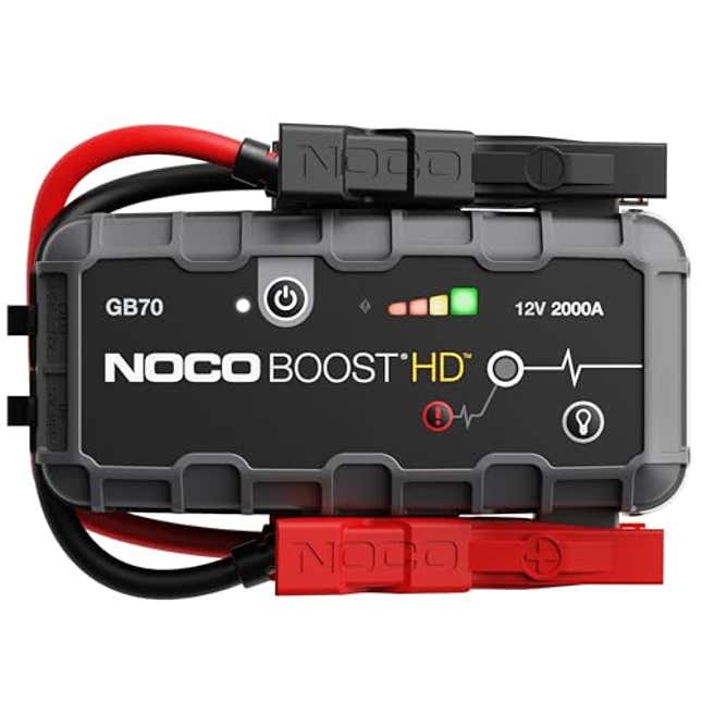 Image for article titled NOCO Boost HD GB70 2000A UltraSafe Car Battery Jump Starter, Now 36% Off