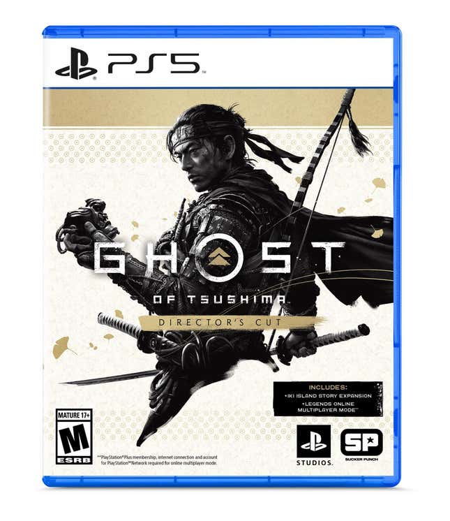 The box art for Ghost of Tsushima Director's Cut.