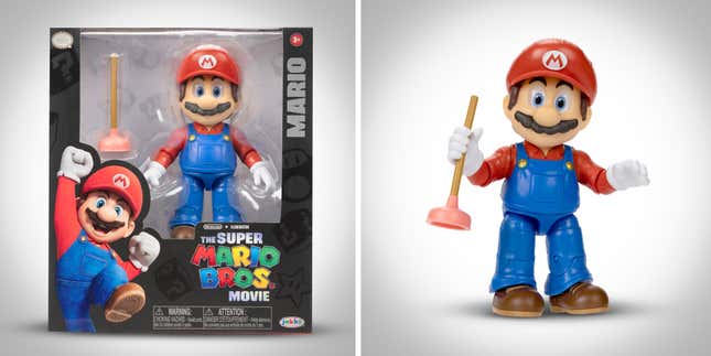 Super Mario Toy Figurine - Super Mario - Mario vs. Bowser