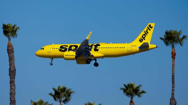 A Spirit Airlines plane