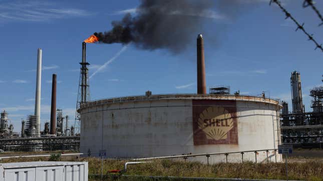 A Shell oil refinery