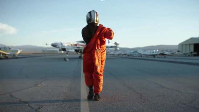 Director Patty Jenkins in a reveal video for the film Star Wars: Rogue Squadron.