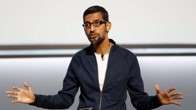 Google CEO Sundar Pichai 