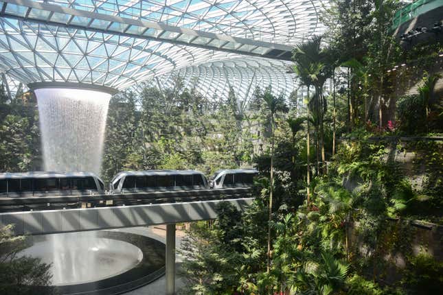 Singapore's Changi Airport Jewel expansion is redefining the airport