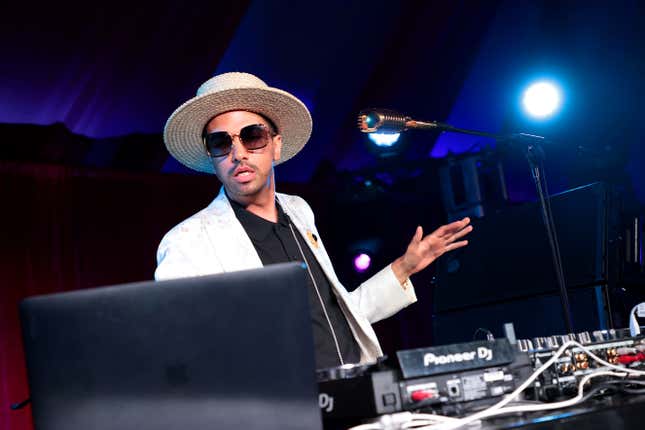 DJ Cassidy performs during the Angel Ball Summer Gala Honoring Simone I. Smith &amp; Maye Musk hosted by Gabrielle’s Angel Foundation on August 20, 2021 in Southampton, New York. 