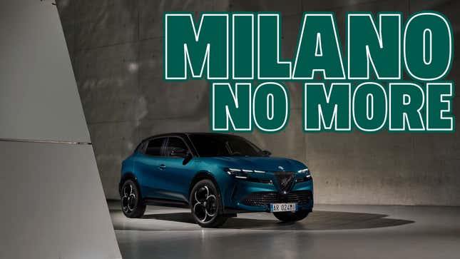 Image for article titled Alfa Romeo Bows To Italian Legal Pressure, Renames Milano To Junior