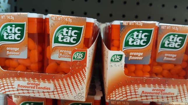 Orange Tic Tacs