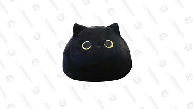 Black Cat Pillow Plush | $26 | Amazon