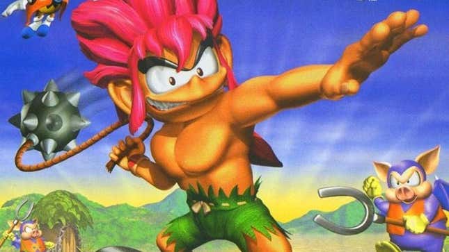 Tomba appears on the cover of the second game. 
