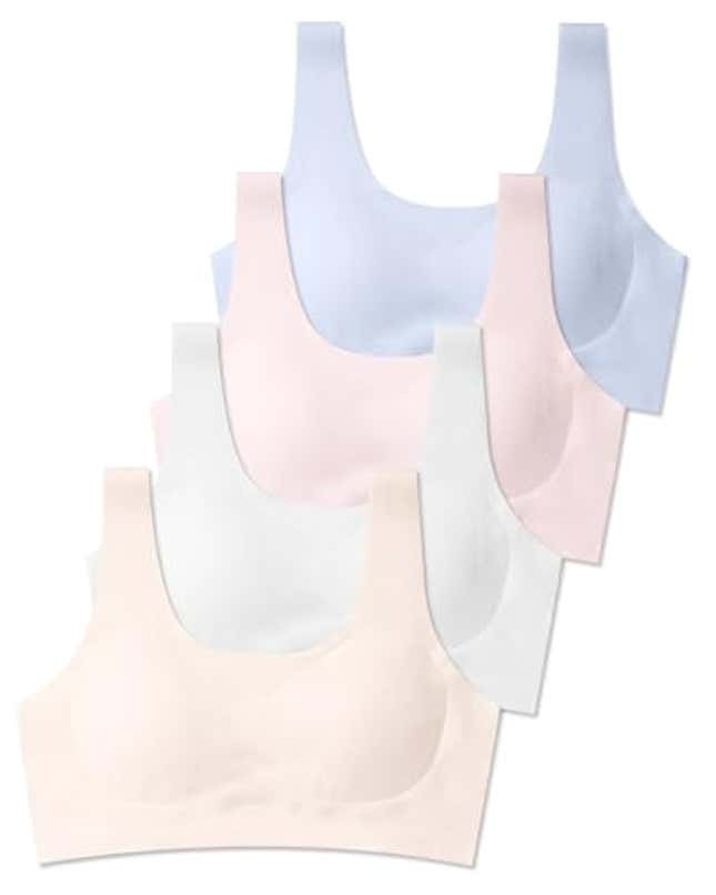 Image for article titled SALIA GIRL Training Bras for Girls 10-16 Sports Seamless Bra with Removable Padding Bras, Now 39% Off