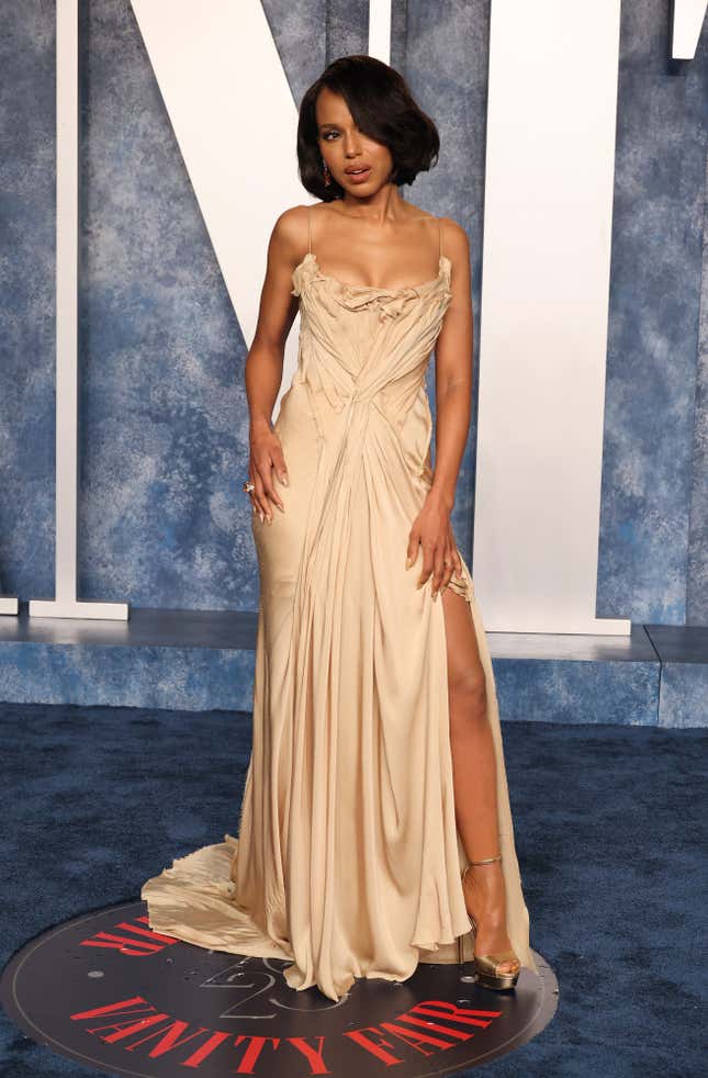 Kerry Washington Wore Donna Karan To The 2023 Vanity Fair Oscar Party