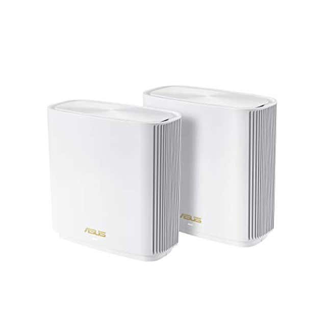 Image for article titled ASUS ZenWiFi AX6600 Tri-Band Mesh WiFi 6 System (XT8 2PK), Now 21% Off