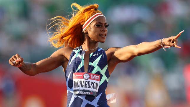 Image for article titled 'They're Not Done Seeing Me Yet,' Says Sha'Carri Richardson. 'Period.'