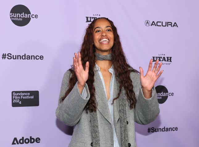 PARK CITY, UTAH - JANUARY 18: Malia Ann Obama attends the “The Heart” Premiere at the Short Film Program 1 during the 2024 Sundance Film Festival at Prospector Square Theatre on January 18, 2024 in Park City, Utah.